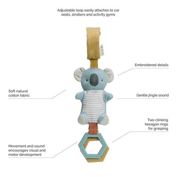 Bitzy Bespoke™ Ritzy Jingle Attachable Travel Toy - Picture 3 of 5
